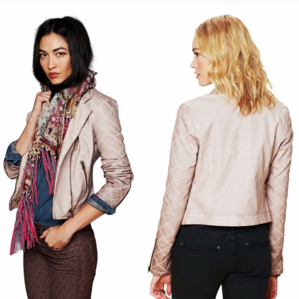 Vegan leather jacket